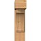 Ekena Millwork Legacy Block Smooth Bracket w/ Offset Brace, Western Red Cedar, 7 1/2"W x 20"D x 28"H BKT0806X20X28LEC05SWR - alternate 2